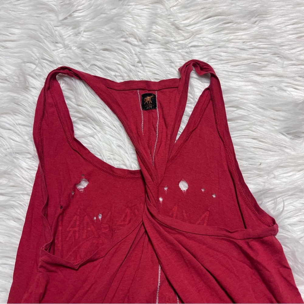 Red Graphic Racerback Tank Top - Picture 5 of 5